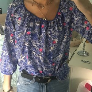 Preppy vineyard vines blouse